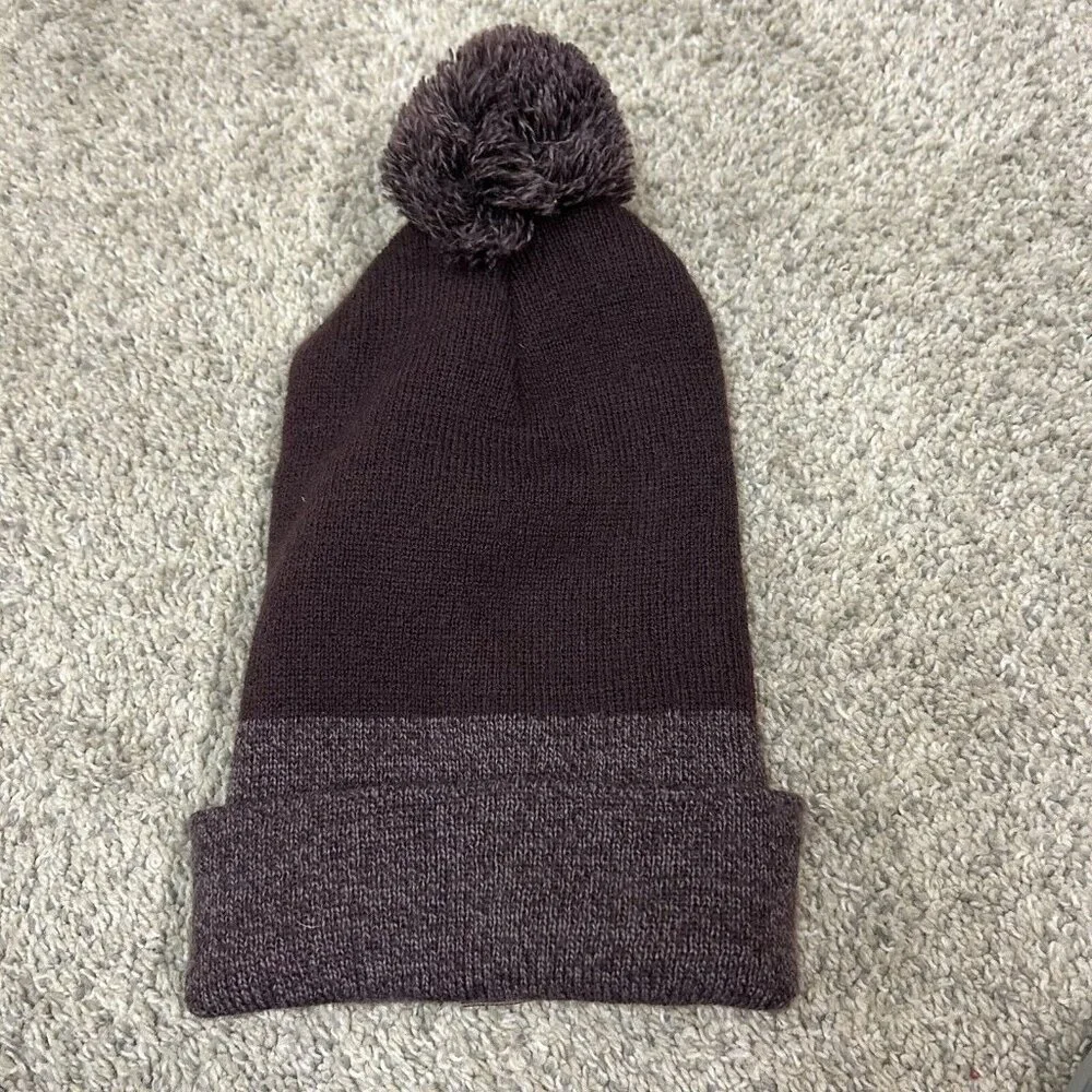 Carhartt Knit Winter Hat‎ Puffball Beanie Purple Kid's Youth Size